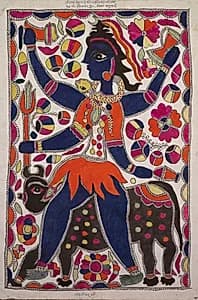 Shiva and Nandi by Unknown Artist