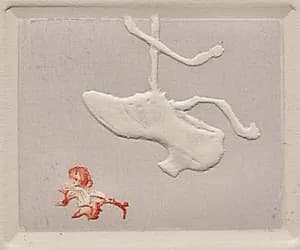 Shoe Suspended from a Ribbon by Pierre Roche (French, 1855–1922)