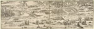 Siege of a Fortress by Albrecht Dürer (German, 1471–1528)