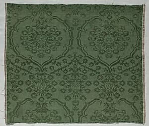 Silk Damask Textile by Unknown Artist