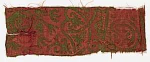 Silk Fragment by Unknown Artist
