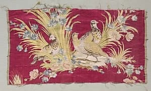 Silk Fragment by Philippe de Lasalle (French, 1723–1805)