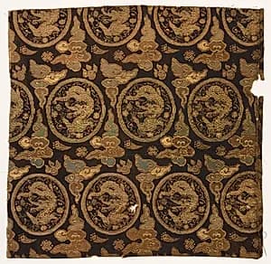 Silk Textile by Unknown Artist