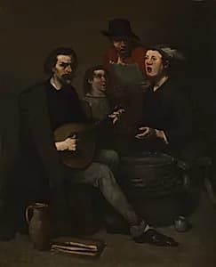 Singers by Théodule Ribot (French, 1823–1891)