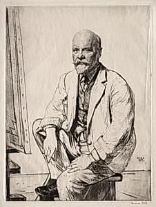 Sir George Claussen by Francis Dodd (British, 1874–1949)