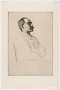 Sir Rudyard Kipling by William Strang (British, 1859–1921)