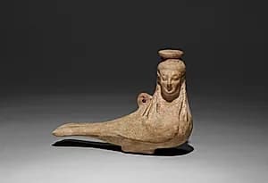 Siren-Shaped Perfume Flask by Unknown Artist