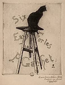Six Etchings by Paul Gachet (French, 1828–1909)