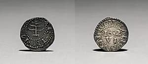 Sixpence by John Hull (American, 1624–1683)
