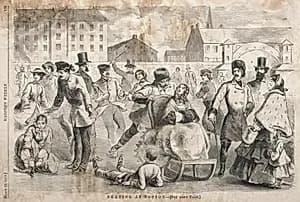 Skating at Boston by Winslow Homer (American, 1836–1910)