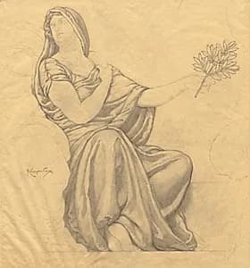 Sketch by Kenyon Cox (American, 1856–1919)