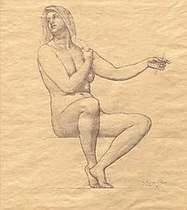 Sketch by Kenyon Cox (American, 1856–1919)