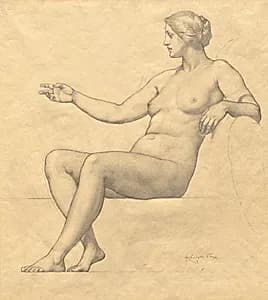 Sketch by Kenyon Cox (American, 1856–1919)