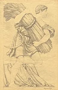 Sketch by Kenyon Cox (American, 1856–1919)