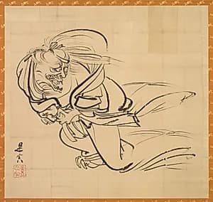 Sketch of Ibaraki-dōji by Shibata Zeshin (Japanese, 1807–1891)