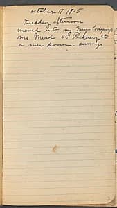 Sketchbook, page 001: Notes by Maurice Prendergast (American, 1858–1924)