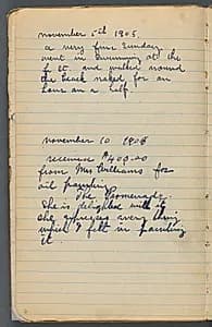 Sketchbook, page 006: Notes  by Maurice Prendergast (American, 1858–1924)