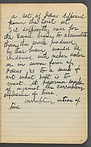 Sketchbook, page 037: Notes  by Maurice Prendergast (American, 1858–1924)