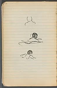 Sketchbook, page 069: Figures  by Maurice Prendergast (American, 1858–1924)