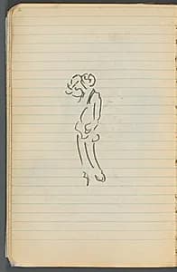 Sketchbook, page 071: Figure  by Maurice Prendergast (American, 1858–1924)