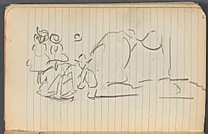 Sketchbook, page 097: Figures  by Maurice Prendergast (American, 1858–1924)