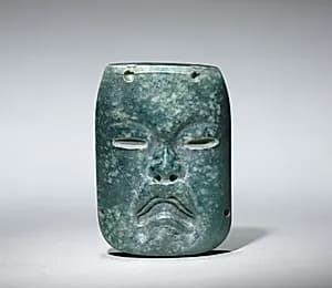 Small Mask Ornament by Unknown Artist