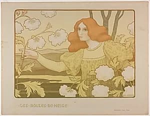 Snowballs by Paul Berthon (French, 1872–1909)