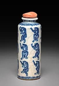 Snuff Bottle with Stopper by Unknown Artist