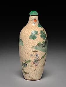 Snuff Bottle with Stopper by Unknown Artist