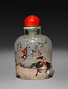 Snuff Bottle with Stopper by Unknown Artist