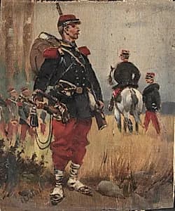 Soldiers by Édouard Detaille (French, 1848–1912)