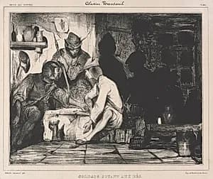 Soldiers Playing Dice by Célestin François Nanteuil (French, 1813–1873)