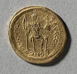 Solidus of Justin II by Unknown Artist