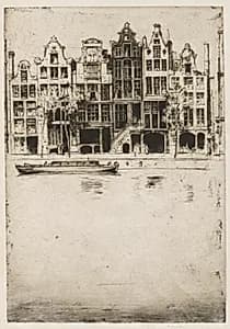 Souvenir d'Amsterdam by David Young Cameron (British, 1865–1945)