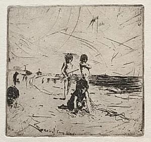 Souvenir of Coney Island by Robert Frederick Blum (American, 1857–1903)