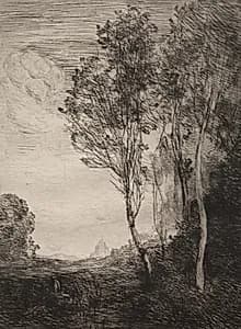 Souvenir of Italy by Jean Baptiste Camille Corot (French, 1796–1875)