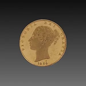 Sovereign: Victoria (obverse) by William Wyon (British, 1795–1851)