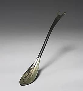 Spoon with Fish-Tail Design by Unknown Artist