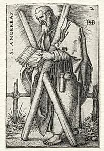 St. Andrew by Hans Sebald Beham (German, 1500–1550)