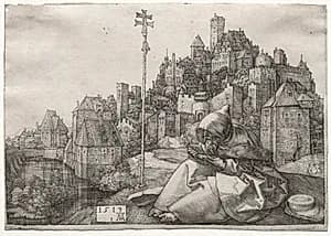 St. Anthony Reading by Albrecht Dürer (German, 1471–1528)