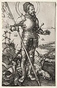 St. George on Foot by Albrecht Dürer (German, 1471–1528)