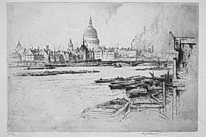 St. Paul's by Percy Robertson (British, 1868–1934)