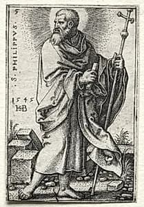 St. Philip by Hans Sebald Beham (German, 1500–1550)
