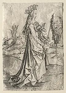 St. Ursula by Master MZ (German)