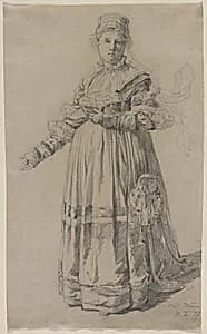 Standing Woman by Victor Tobler (Swiss, 1846–1915)