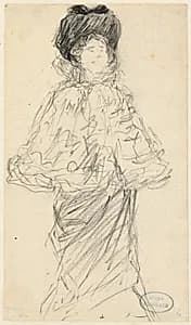 Standing Woman by Charles Paul Renouard (French, 1845–1924)
