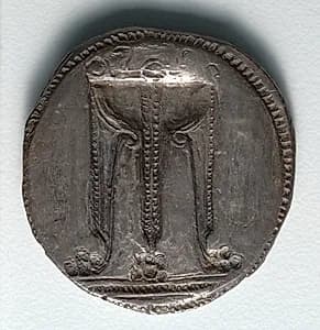 Stater: Tripod, Incuse (reverse) by Unknown Artist