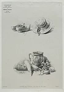 Still Life by Charles-Émile Jacque (French, 1813–1894)