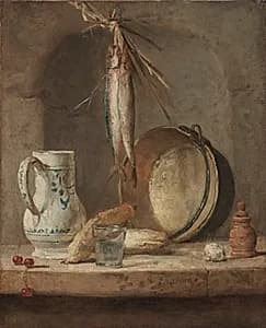 Still Life with Herrings by Jean-Siméon Chardin (French, 1699–1779)