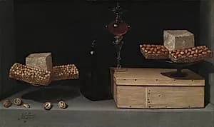 Still Life with Sweets by Juan van der Hamen y Léon (Spanish, 1596–1631)